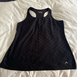 Women athletic top, size medium, HEAD brand , great condition, black